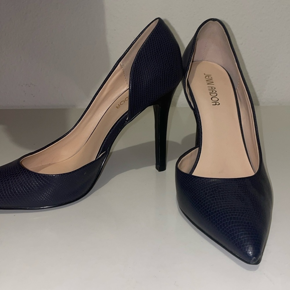 Jenn Ardor dark Blue Heels